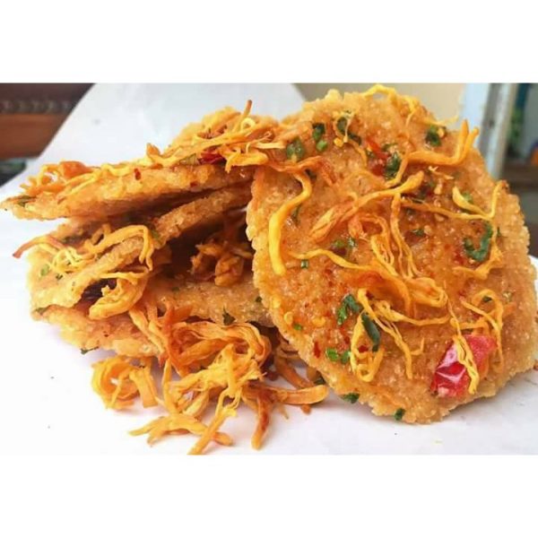 cơm cháy khô gà
