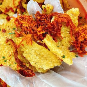 cơm cháy khô bò