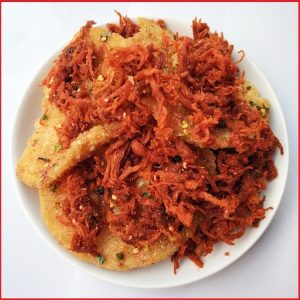 cơm cháy khô bò